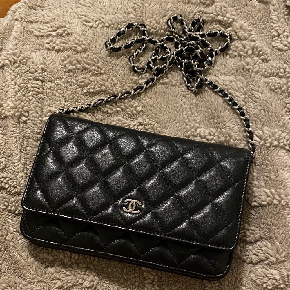 Chanel Lambskin Wallet On Chain
